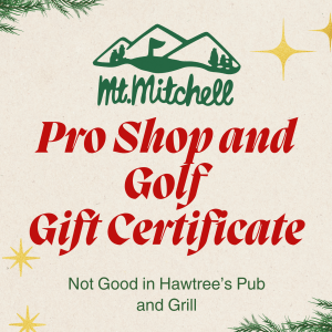 Golf and Pro Shop Gift Certificate- Per Round, Weekend
